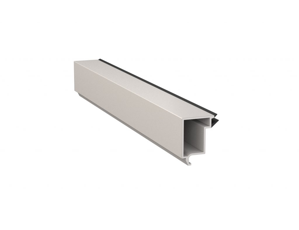 M654 - Parclose droite pour fixe - vitrage de 28 mm : produit pvc Socredis